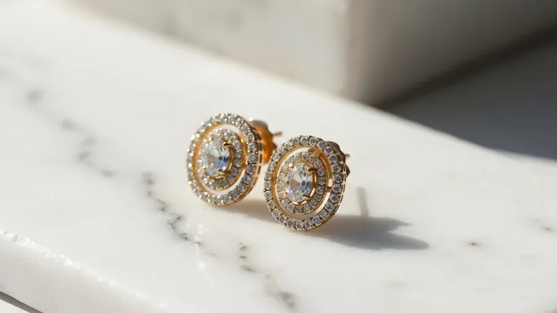 Boucles d'oreilles saphir en or pour les occasions spéciales