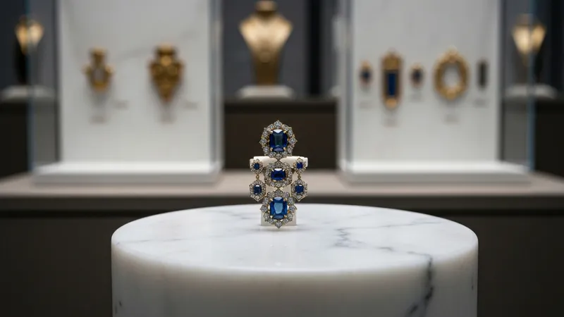 Historique des boucles d'oreilles saphir en or