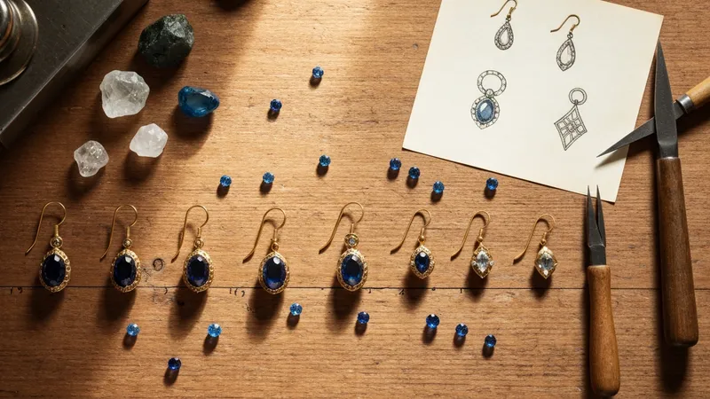 Les origines des boucles d'oreilles en pierre précieuse